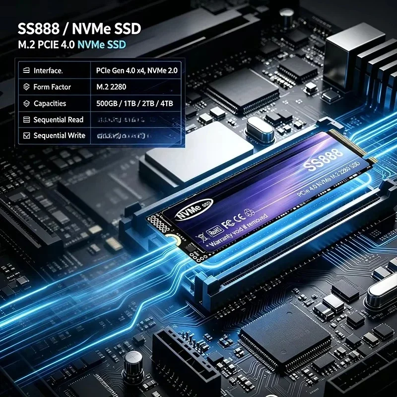 SS888 NVMe M.2 SSD 500GB 1TB 2 - M.2 Nvme 4Tb Pcie 4.0 Ssd recensie en prijs