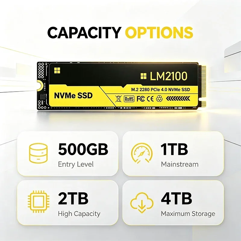 Nieuwe LM2100 M.2 SSD harde sc - M.2 Nvme 4Tb Pcie 4.0 Ssd recensie en prijs