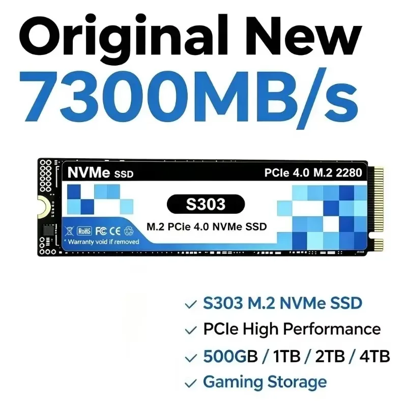 Originele S303 M.2 NVMe intern - M.2 Nvme 4Tb Pcie 4.0 Ssd recensie en prijs