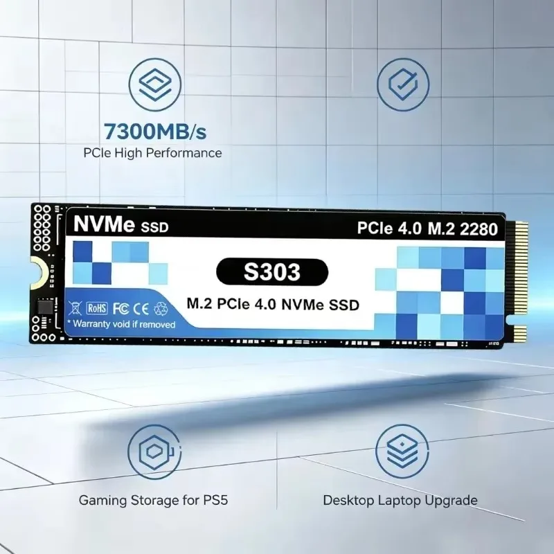Originele S303 M.2 NVMe intern - M.2 Nvme 4Tb Pcie 4.0 Ssd recensie en prijs
