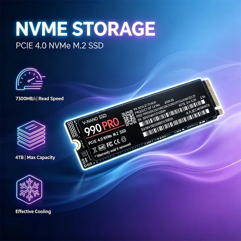 Gaming Drive 990 PRO M.2 NVMe  - M.2 Nvme 4Tb Pcie 4.0 Ssd recensie en prijs