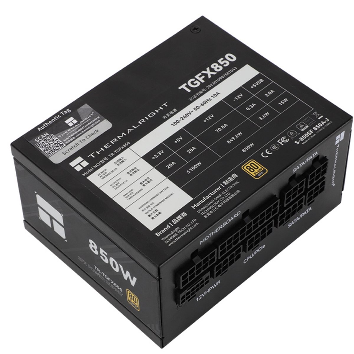 [AC18 Digital]/ TR-TGFX850 Com - Sfx Power Supply 850W Gold recensie en prijs